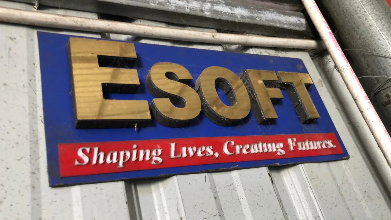 3D letter signboard installation in Sri Lanka