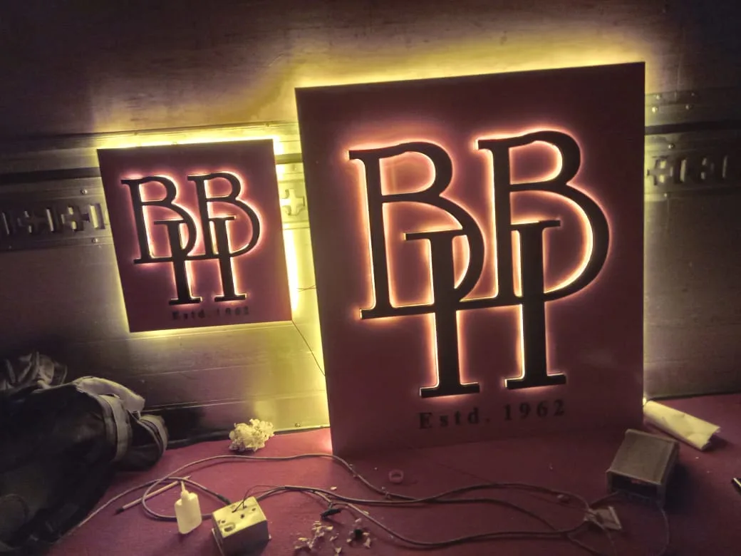 LED logo sign for business branding Sri Lanka