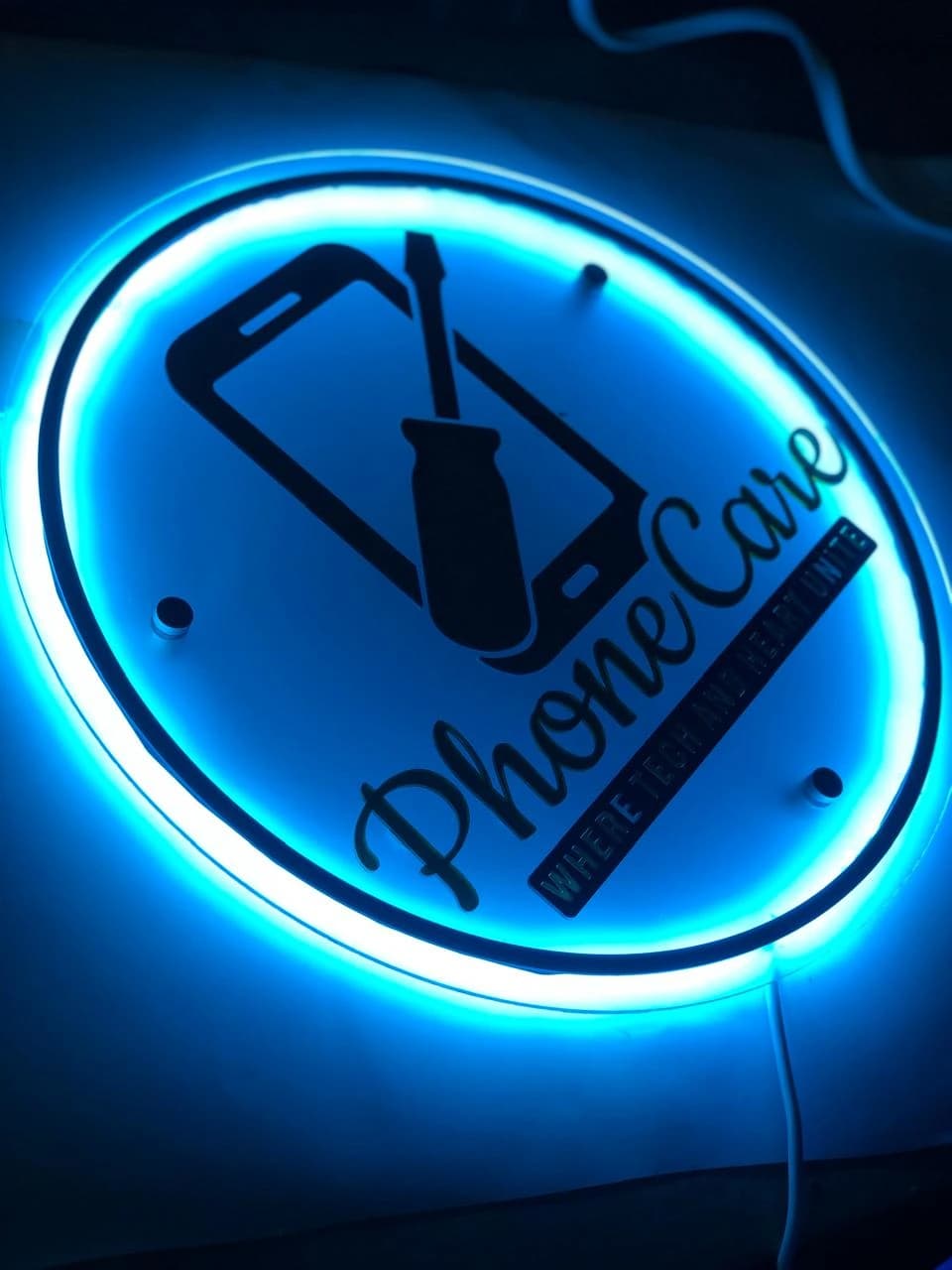 Indoor LED lightboard for shop and office branding Sri Lanka