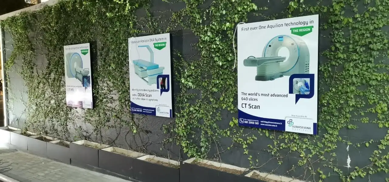 Outdoor banner for advertising Sri Lanka