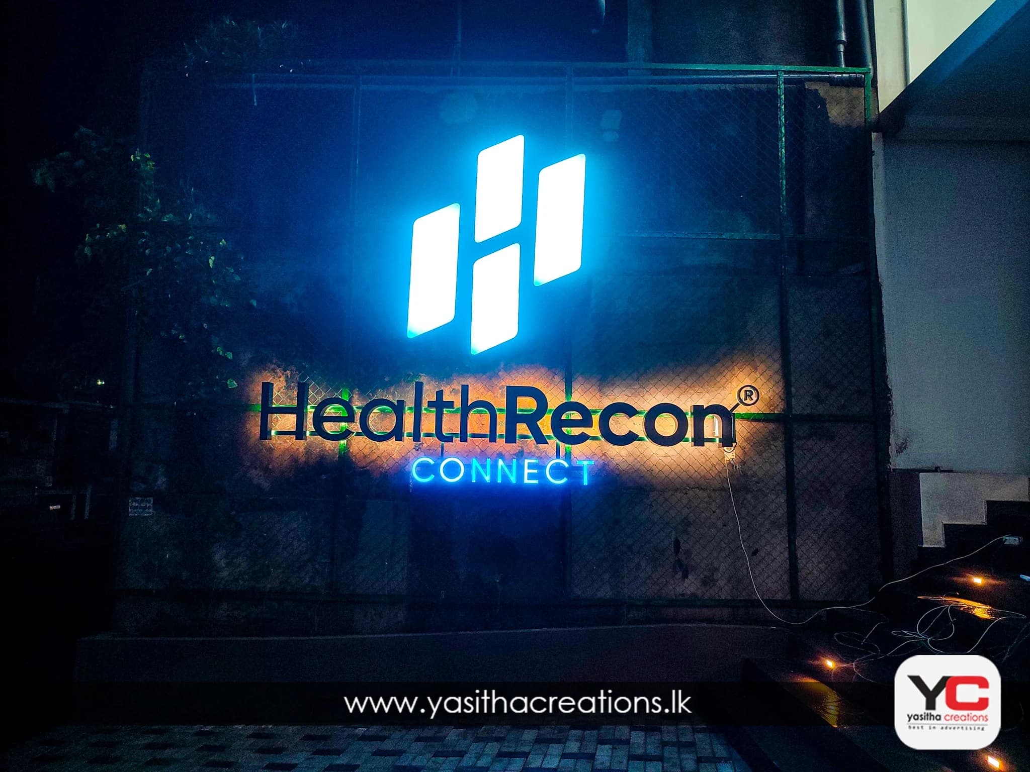 Professional signboard for a business in Sri Lanka