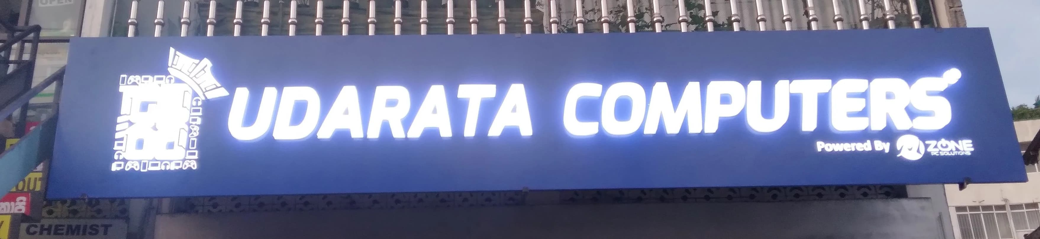 Shop LED signboard with illumination Sri Lanka